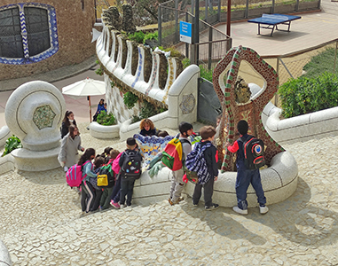 The schools of Gràcia and Park Güell The schools of Gràcia and Park Güell