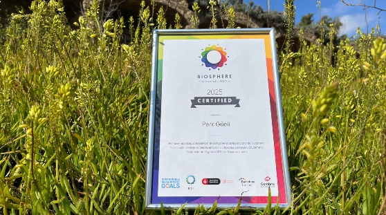 El Park Güell renova el certificat Biosphere El Park Güell renova el certificat Biosphere